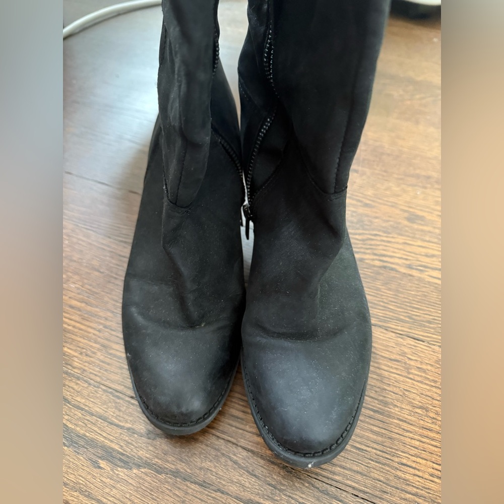 Aldo Black Heeled Boots
